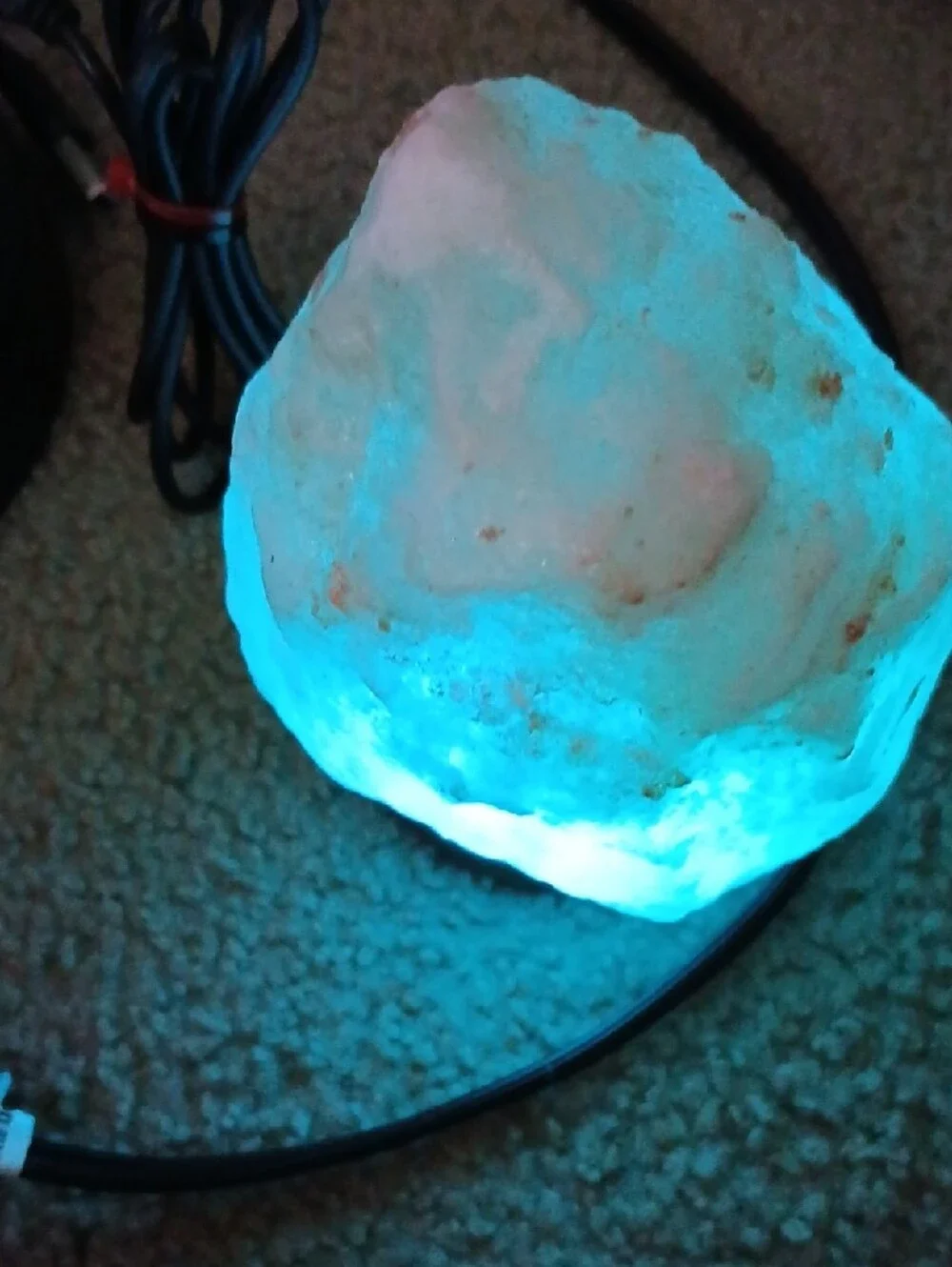 USB Himalayan Salt Night Lamp - Orange